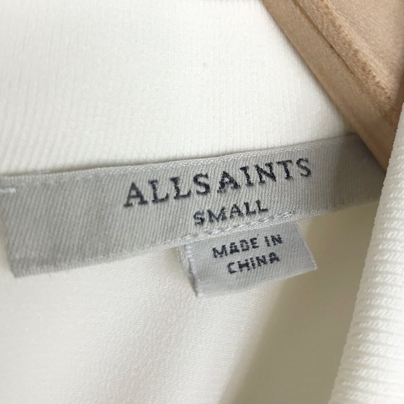 ALLSAINTS Fayre Ruffle Hem Blouse Top S - Picture 10 of 12